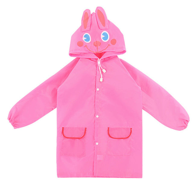 Kids Waterproof Animal Style Raincoat for Children