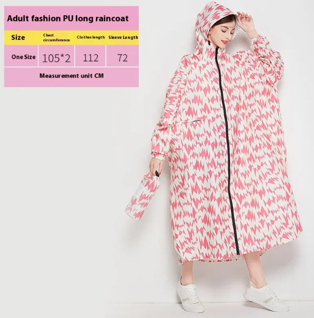 Unisex Heavy-Duty Cycling Raincoat